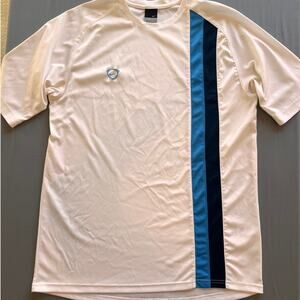 White and‎ Blue Nike Tempo Y2K Era Soccer Jersey